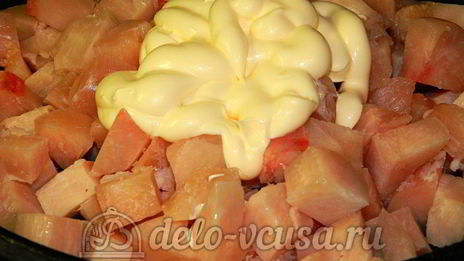 куриное филе в майонезе