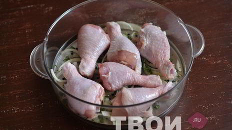 куриные голени на пару