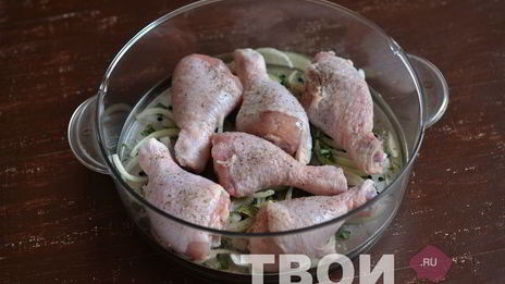 куриные голени на пару