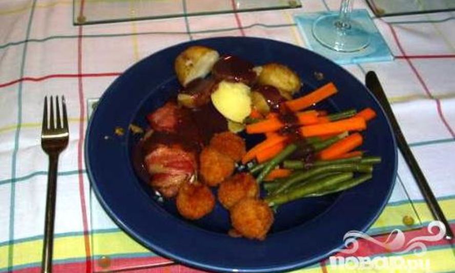 Рецепт куриных грудок с голубым сыром