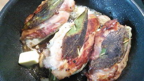 куриные грудки сальтимбокка