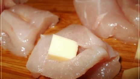 куриные наггетсы с сыром на сковороде