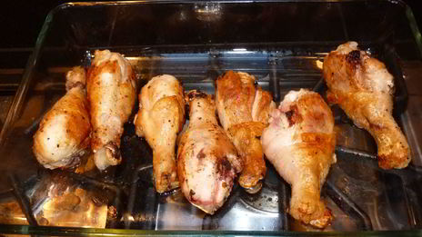 куриные ножки с овощами