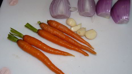 куриные ножки с овощами