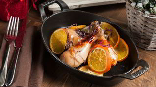 Куриные ножки в цитрусах