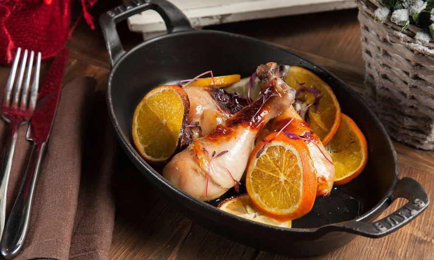 Рецепт куриных ножек в цитрусах