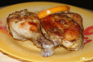 Куриные окорочка в апельсиновом маринаде