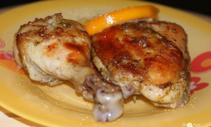 Рецепт куриных окорочка в апельсиновом маринаде
