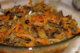 Куриные сердечки с морковью