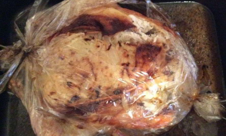 Рецепт курицы, фаршированной квашеной капустой