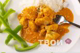 Курица карри в сливочном соусе