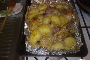 Курица с картошкой