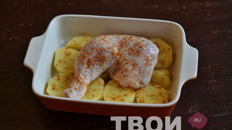 курица с помидорами в духовке