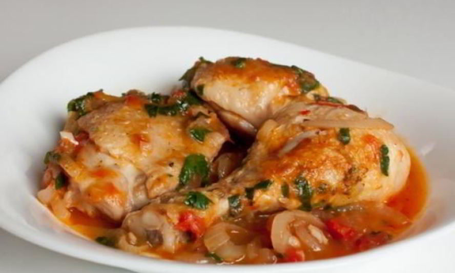 Рецепт курицы, тушеной с овощами