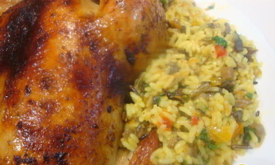 Рецепт курицы в духовке с ароматным маслом