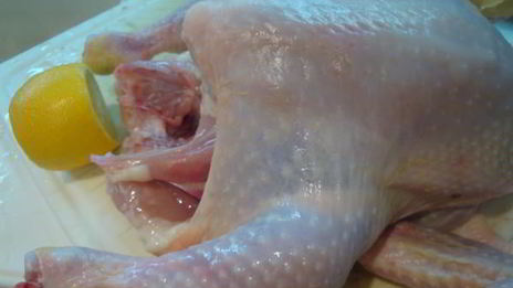 курица в духовке с ароматным маслом