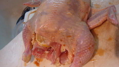 курица в духовке с ароматным маслом