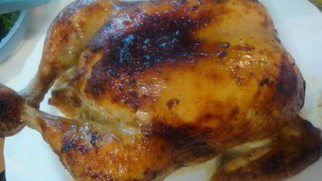 курица в духовке с ароматным маслом