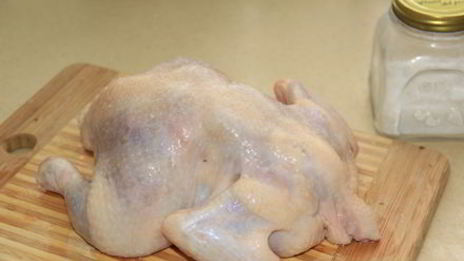 курица в рукаве за 3 минуты