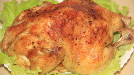 курица в рукаве за 3 минуты