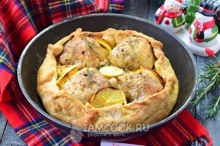 Курица в тесте