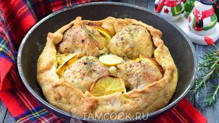 Курица в тесте