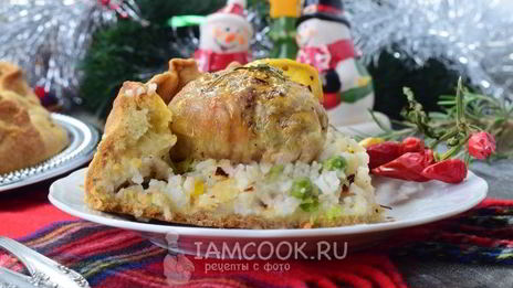 курица в тесте