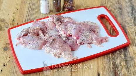 курица в тесте