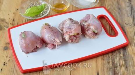 курица в тесте