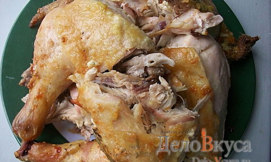 Рецепт курицы запеченной в духовке с розмарином