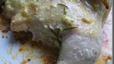 курица запеченная в духовке с розмарином