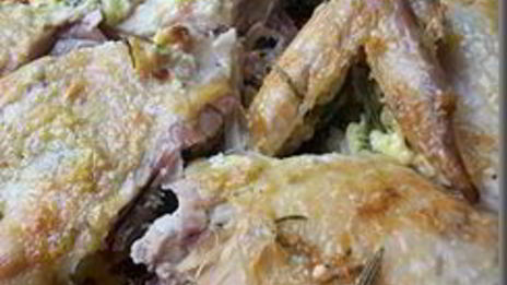 курица запеченная в духовке с розмарином