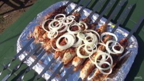 люля-кебаб из куриного мяса