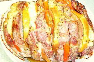 Мясная гармошка в духовке