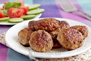 Мясные биточки из фарша