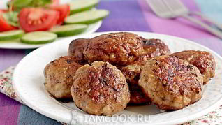 Мясные биточки из фарша