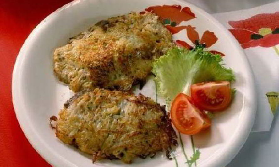 Рецепт нежного мяса в румяной картофельной корочке