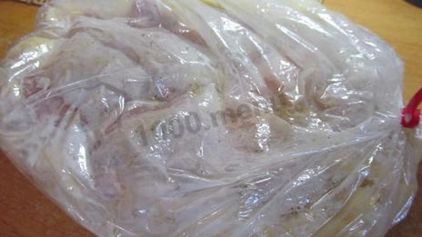 окорочка в рукаве в духовке с картошкой