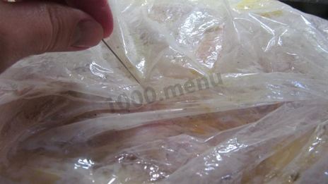 окорочка в рукаве в духовке с картошкой