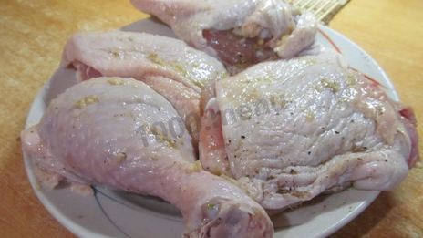 окорочка в рукаве в духовке с картошкой