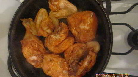 острая курица в сладком соусе