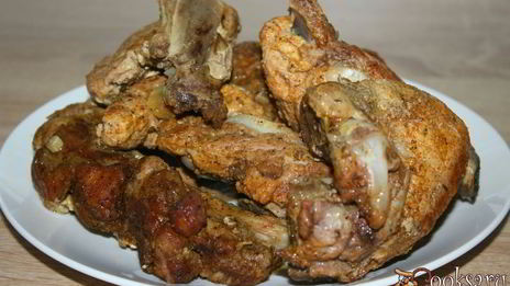 острые свиные ребрышки, запеченные в пакете