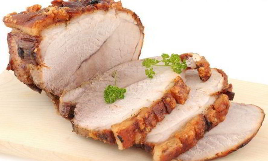 Рецепт пикантной буженины с чесноком