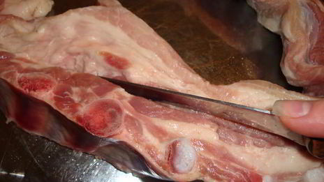 ребрышки фаршированные пряные