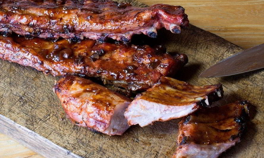 Рецепт ребрышек под соусом барбекю на гриле