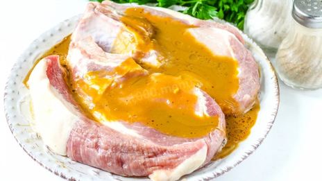 свиная корейка в фольге в духовке