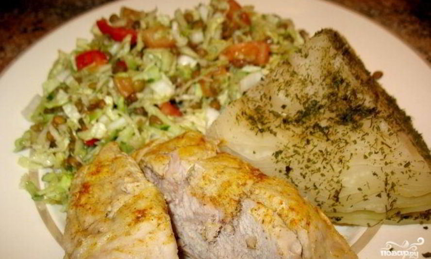 Рецепт свинины на пару