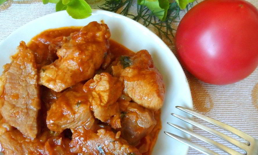 Рецепт свинины с мятой