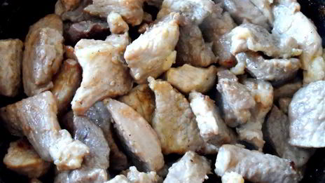 свинина с мятой