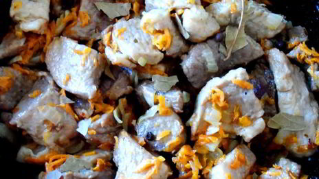 свинина с мятой